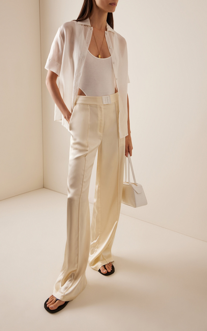 BEVZA Bra-Closure Trousers ivory outlook