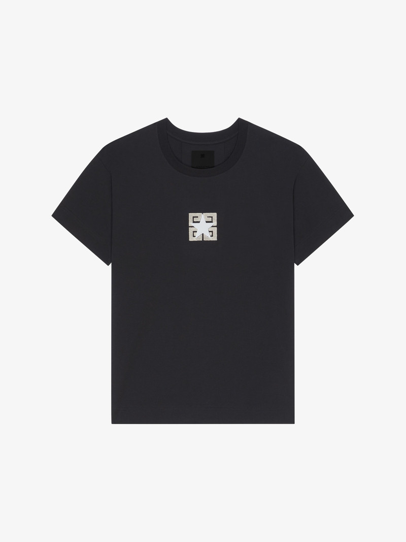 4G STARS BOXY FIT T-SHIRT IN COTTON - 1