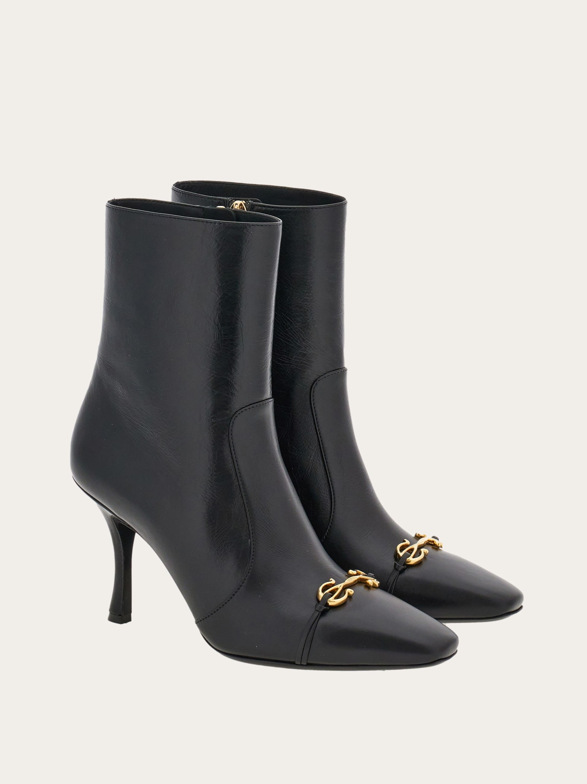Gancini buckle ankle boot - 5