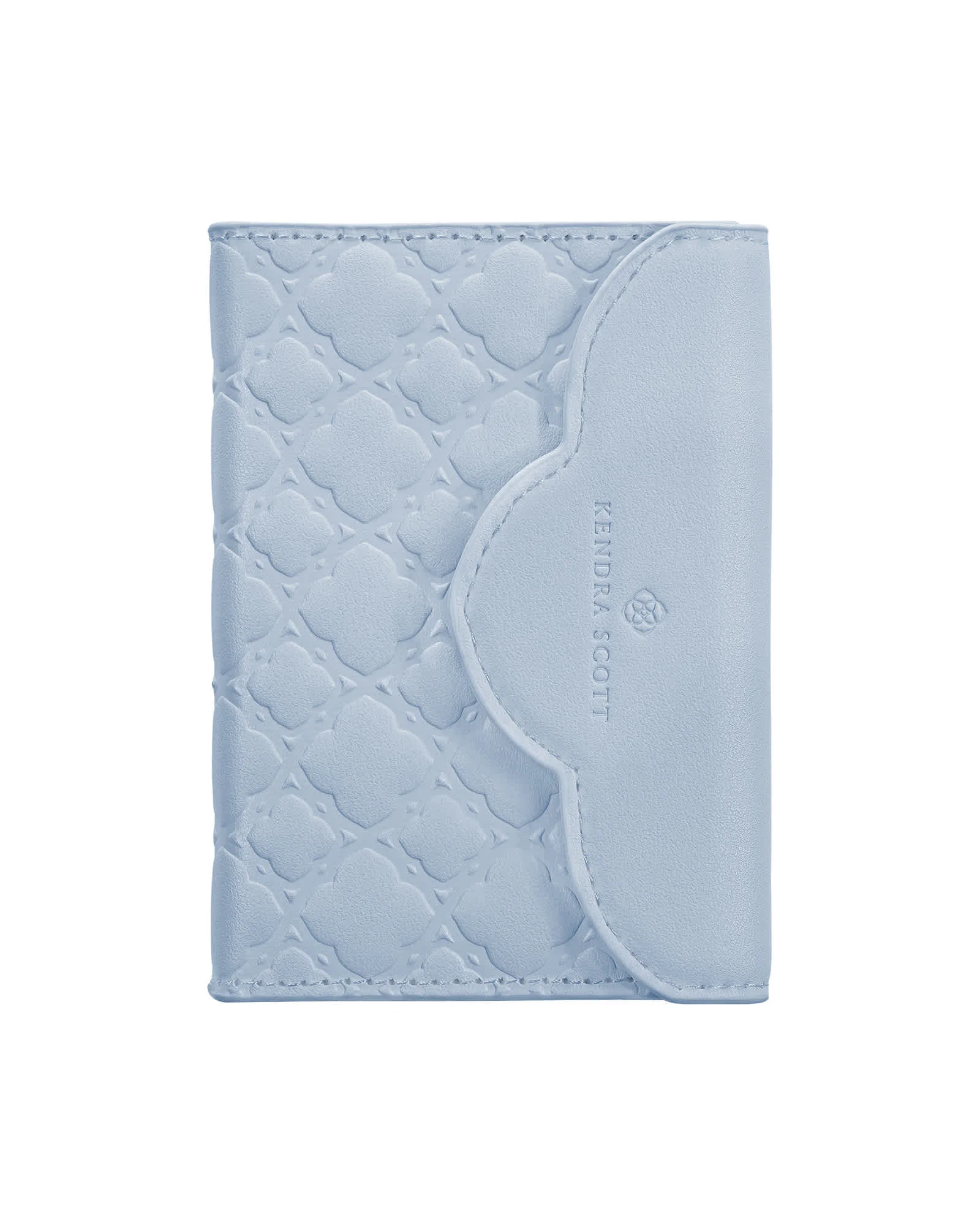 Magnetic Blue Trifold Wallet - 1