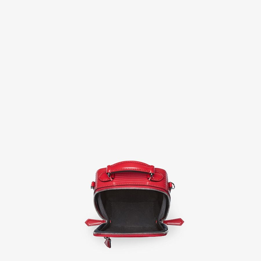 Red leather bag - 4