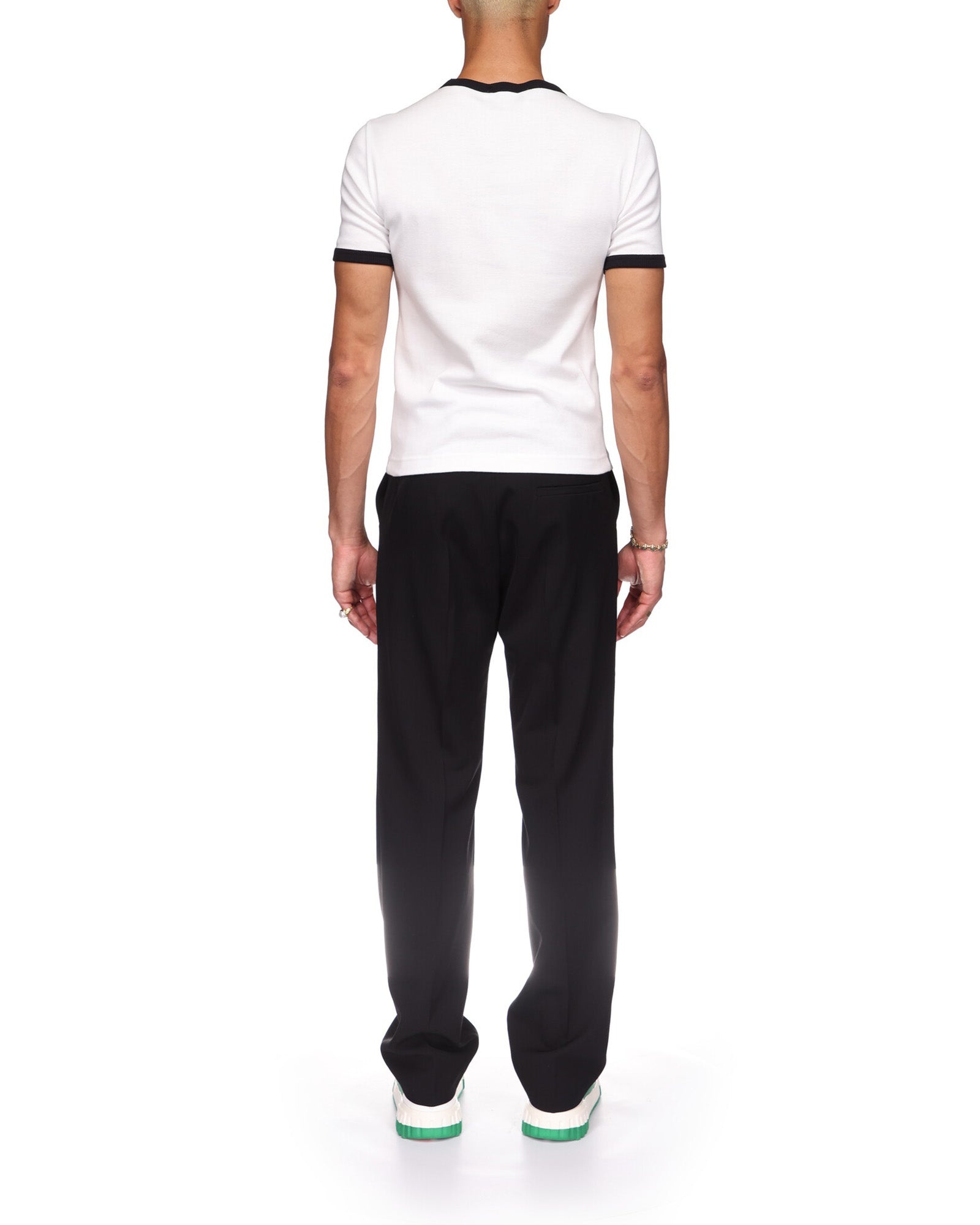 Gradient Stripe Ringer T-Shirt - 4
