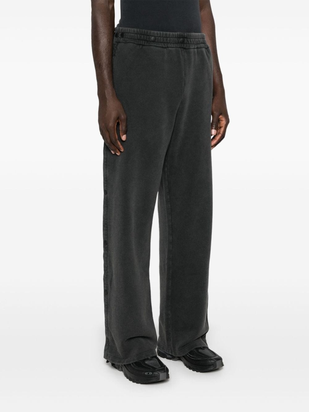layered track pants - 4