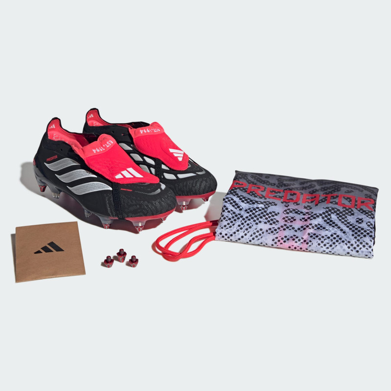 PREDATOR ELITE Fold-Over Tongue Soft Ground Soccer Cleats 9