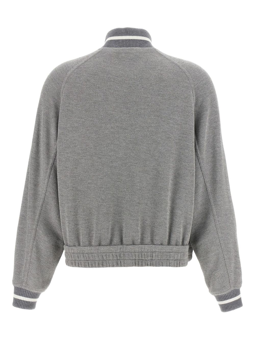 Brunello Cucinelli Women Logo Zipped Sweatshirt - 3