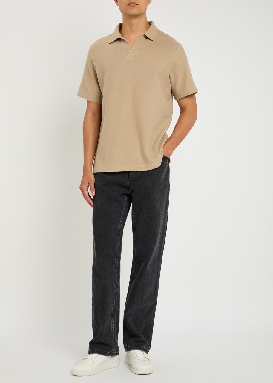 Frame Piqué Cotton Polo Shirt - 4