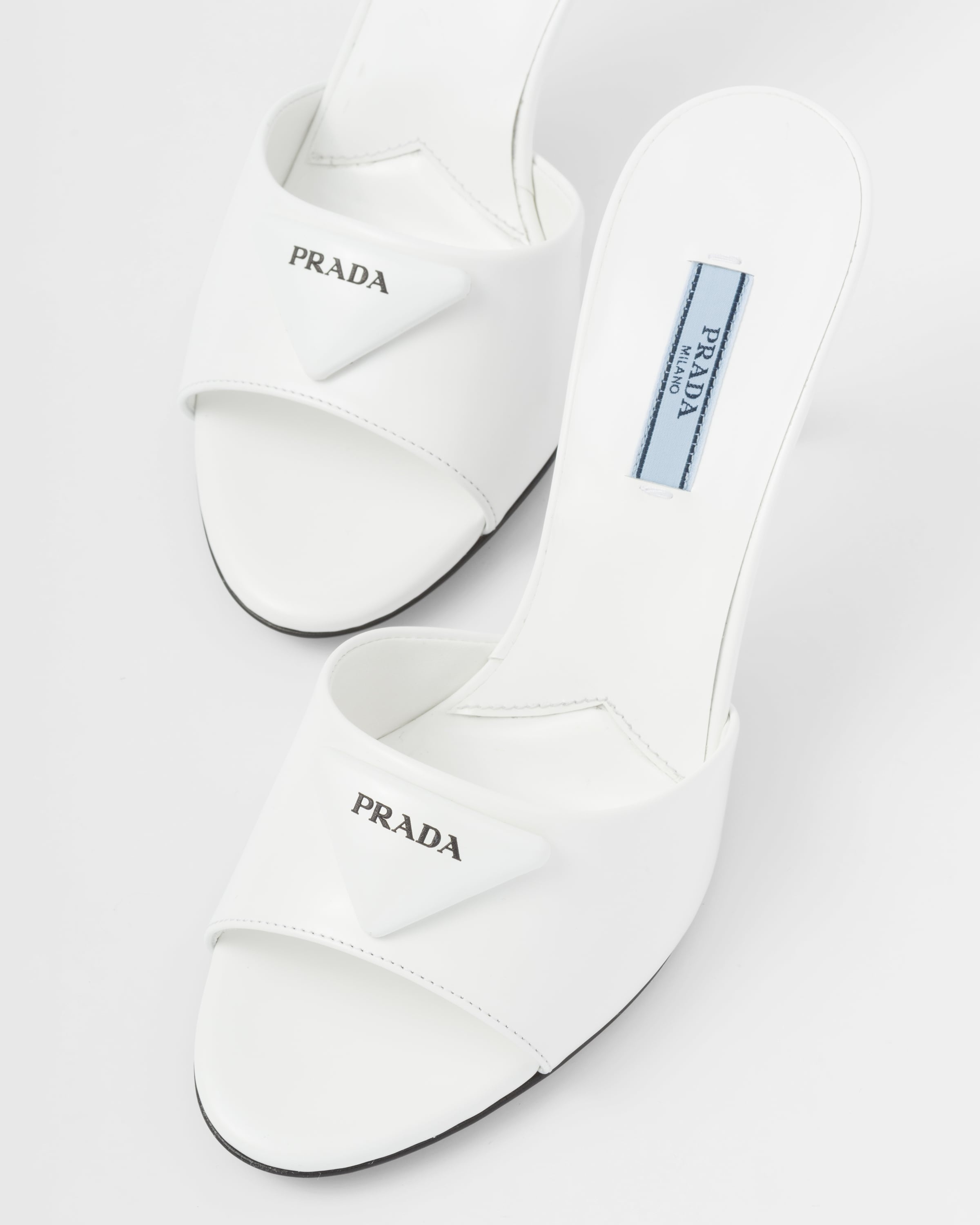 Brushed leather sandals - 6