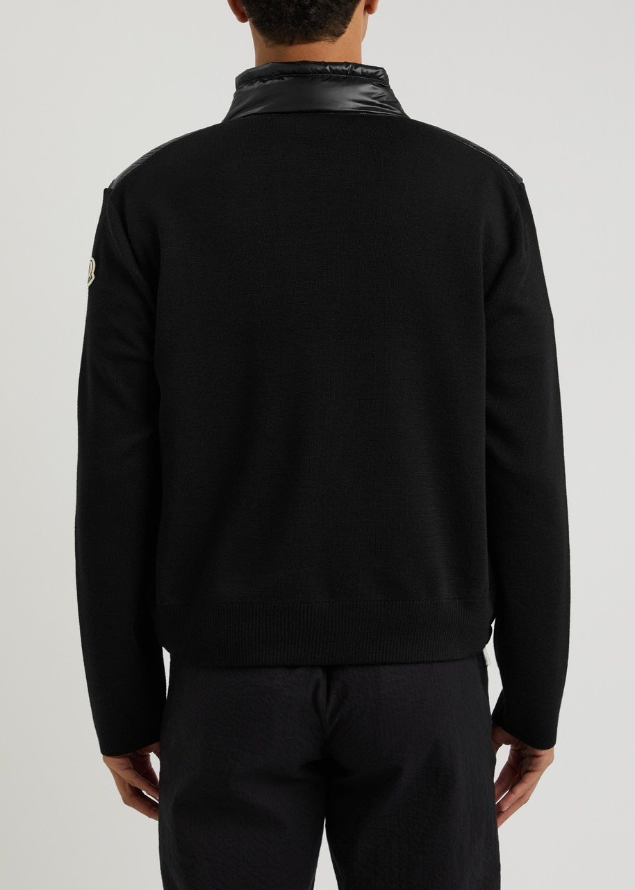 Moncler Quilted Nylon and Wool Jacket - 3