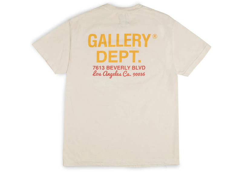 GALLERY DEPT. Gallery Dept. Ebay T-Shirt Cream outlook