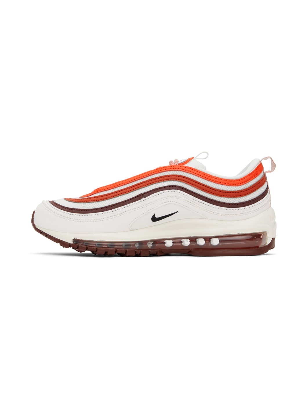 White & Red Air Max 97 Sneakers - 3