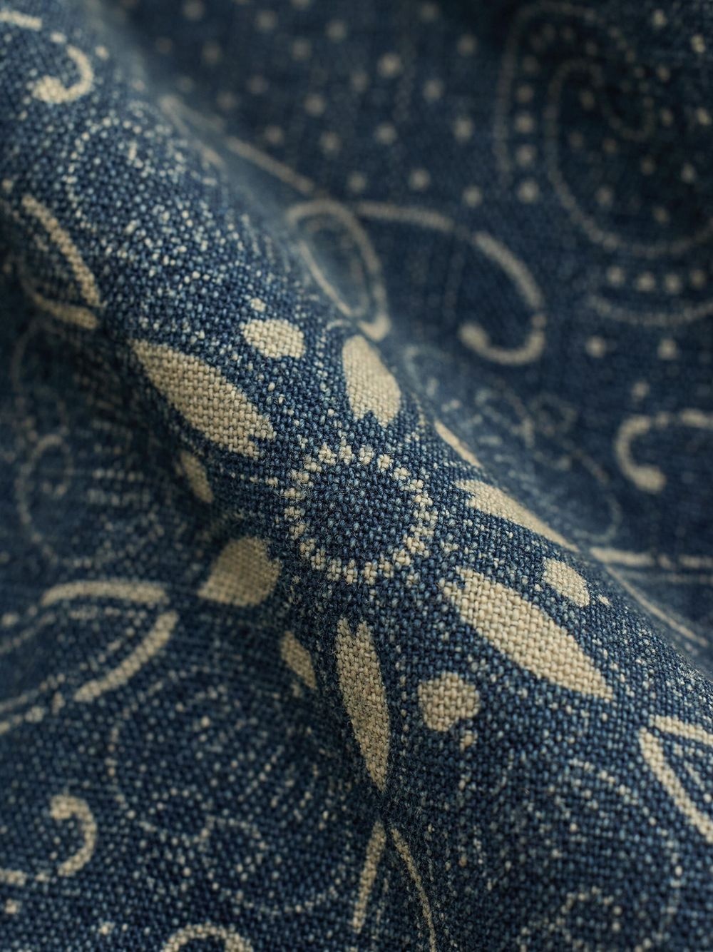 floral-print denim shirt - 3