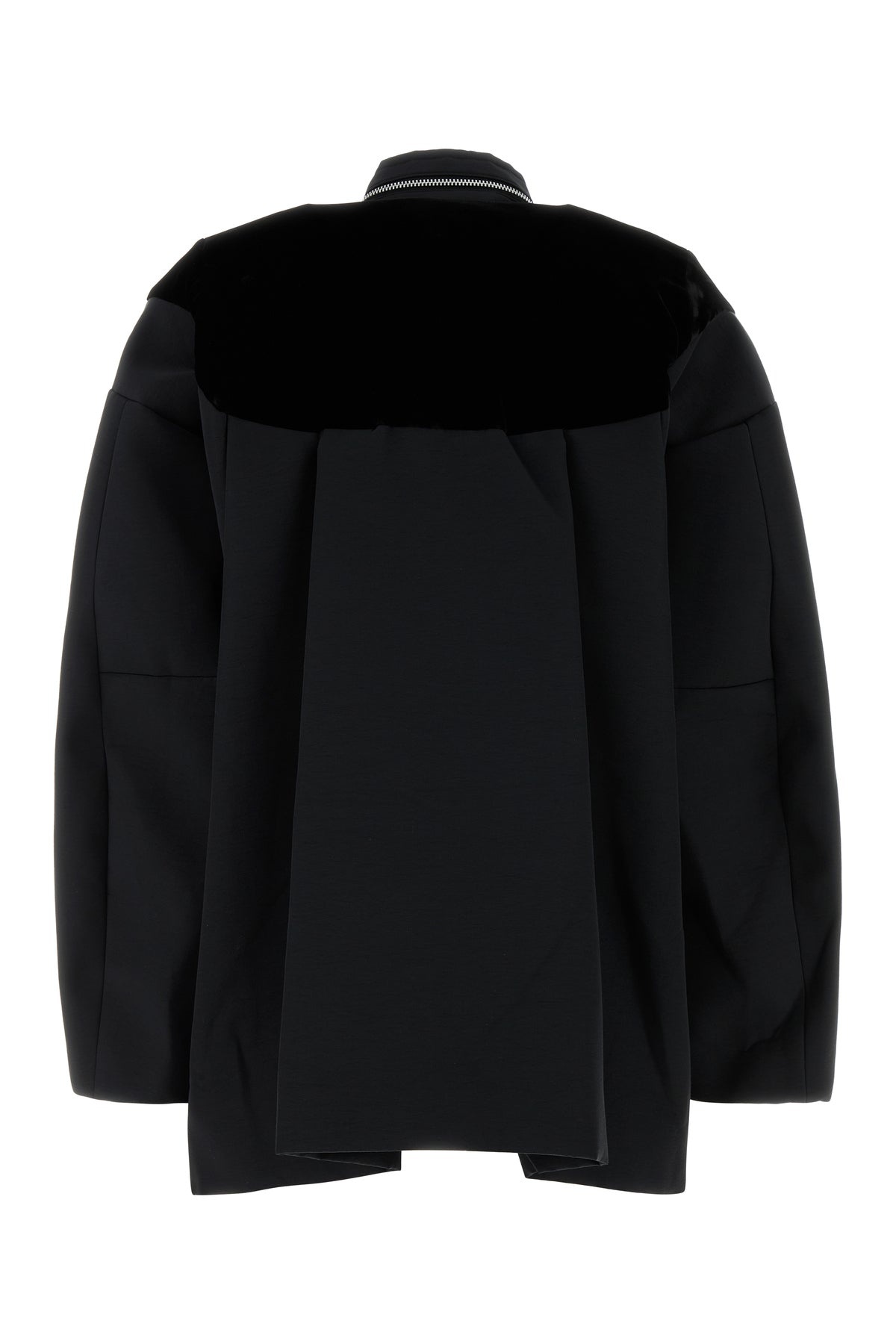 Black grosgrain oversize jacket - 2