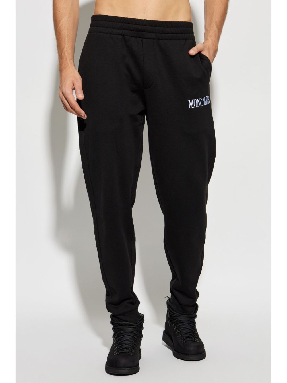 logo-embroidered track pants - 3