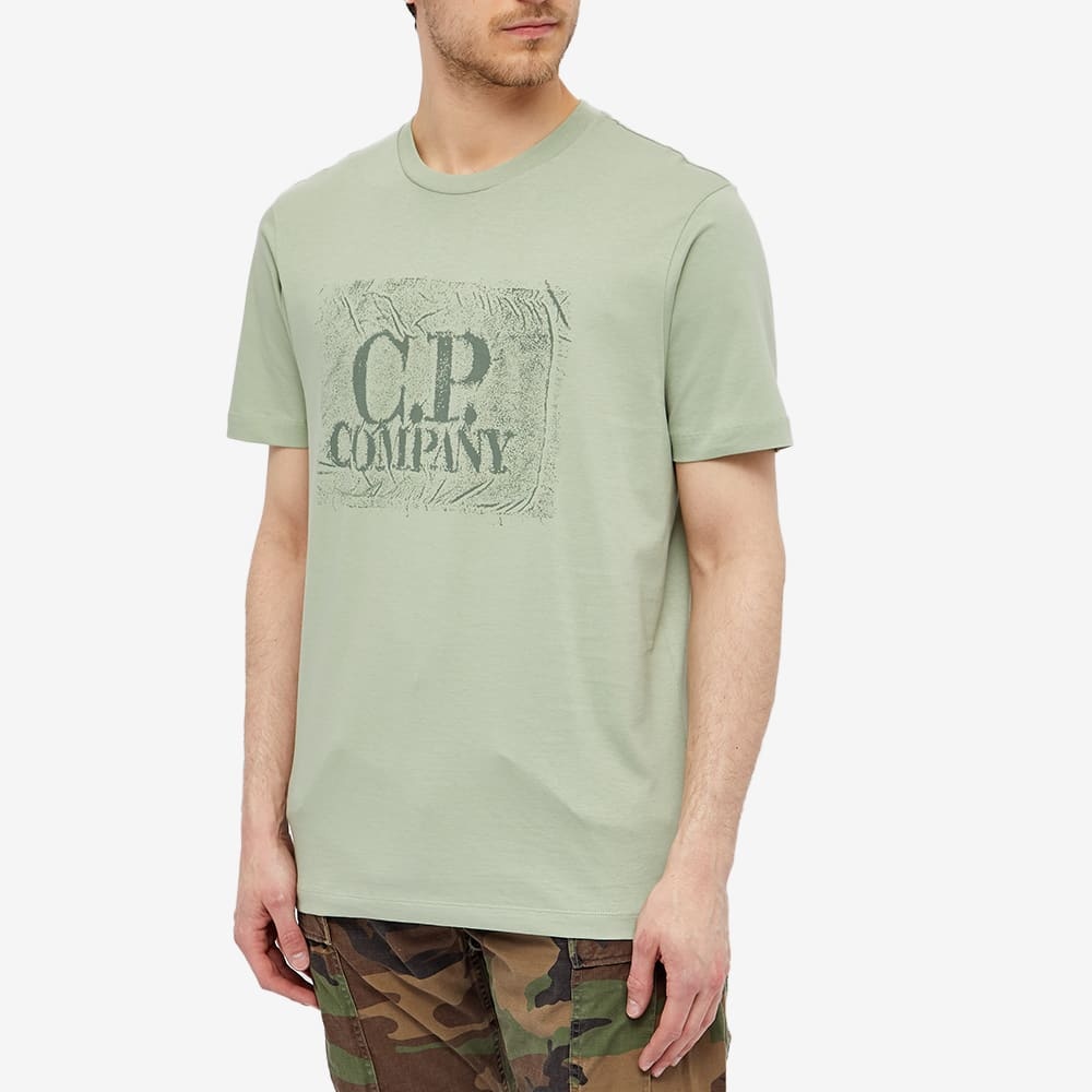 C.P. Company Ink Stamp Logo Tee - 4