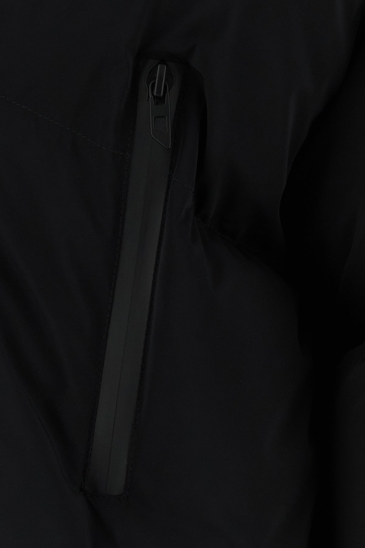 Black stretch polyester W-Iley padded jacket - 3