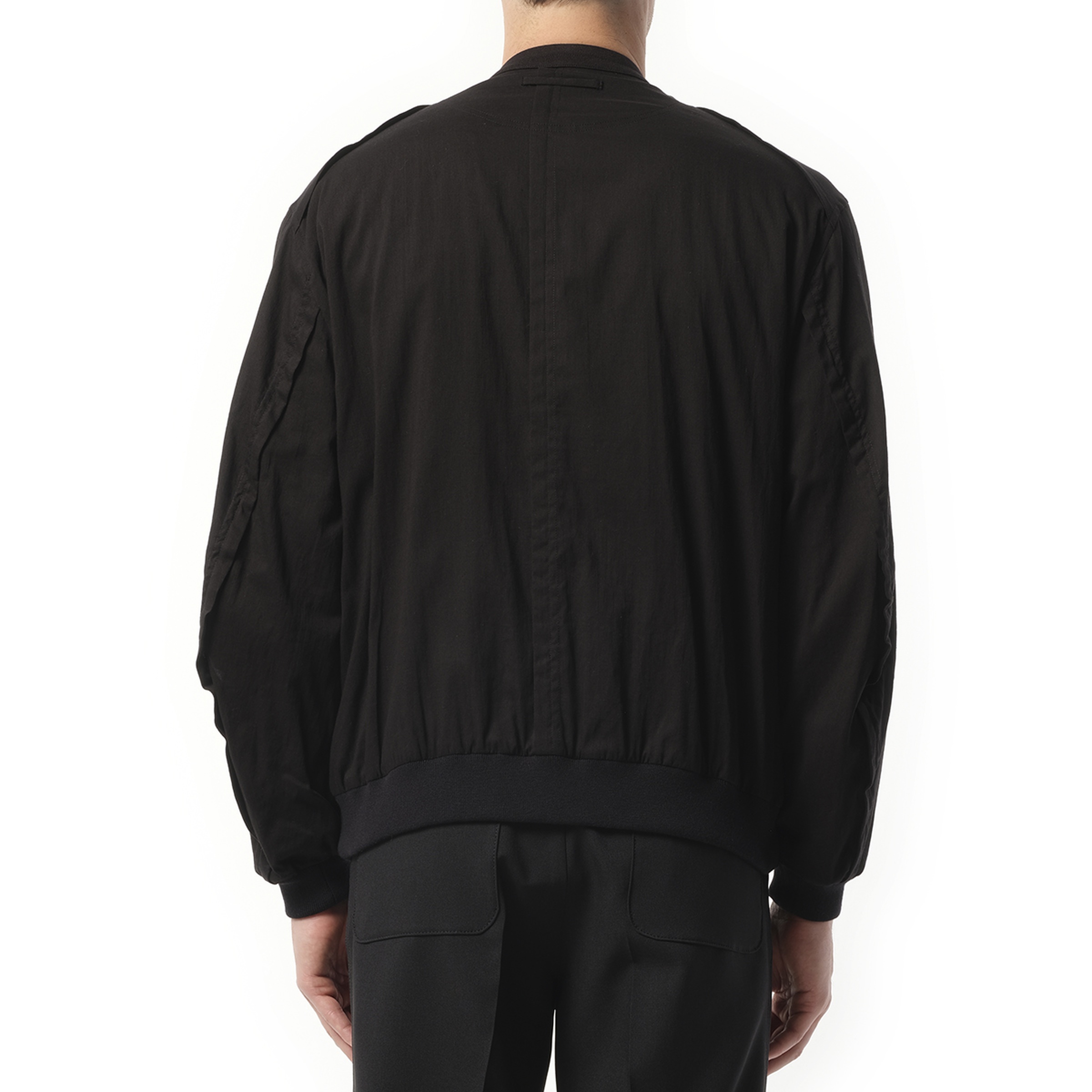Double Zip Blouson in Black - 6