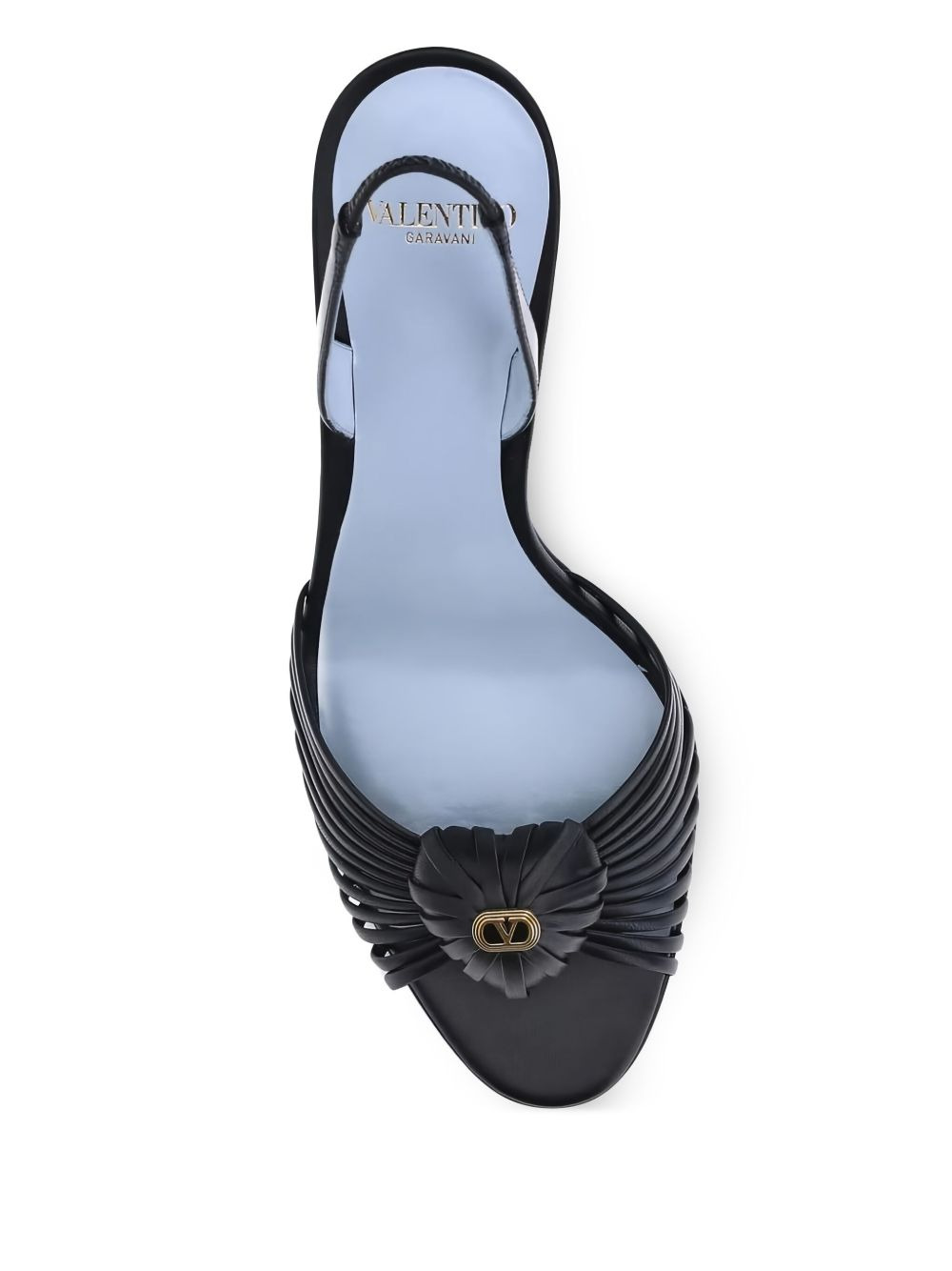 85mm Royal slingback leather sandals - 2