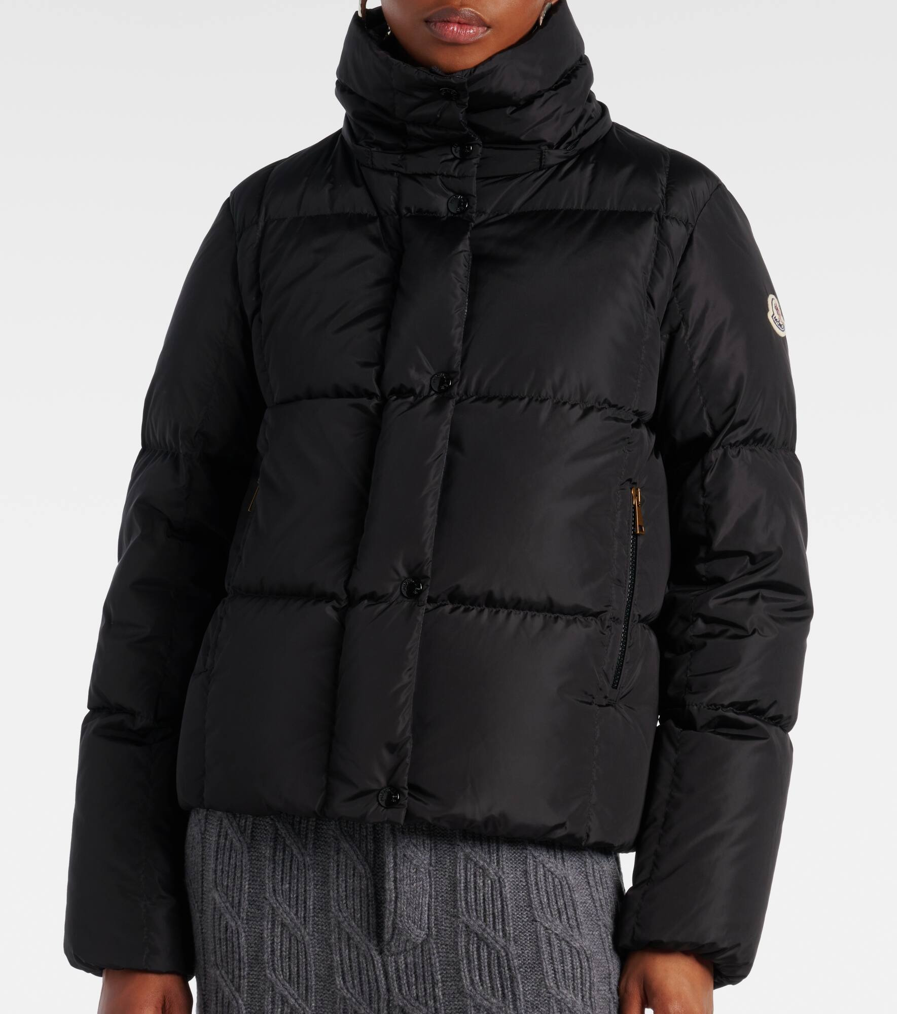 Quilted down jacket - 7