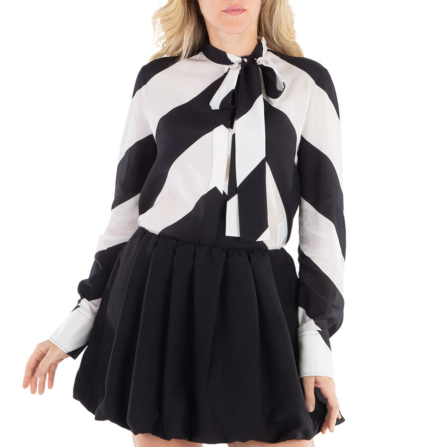 Valentino Garavani Crepe De Chine Strhype Shirt - 3