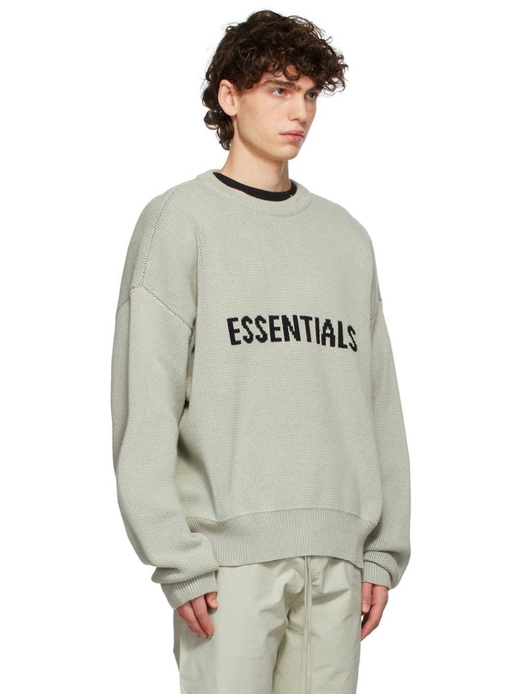 SSENSE Exclusive Green Knit Pullover Sweater - 2