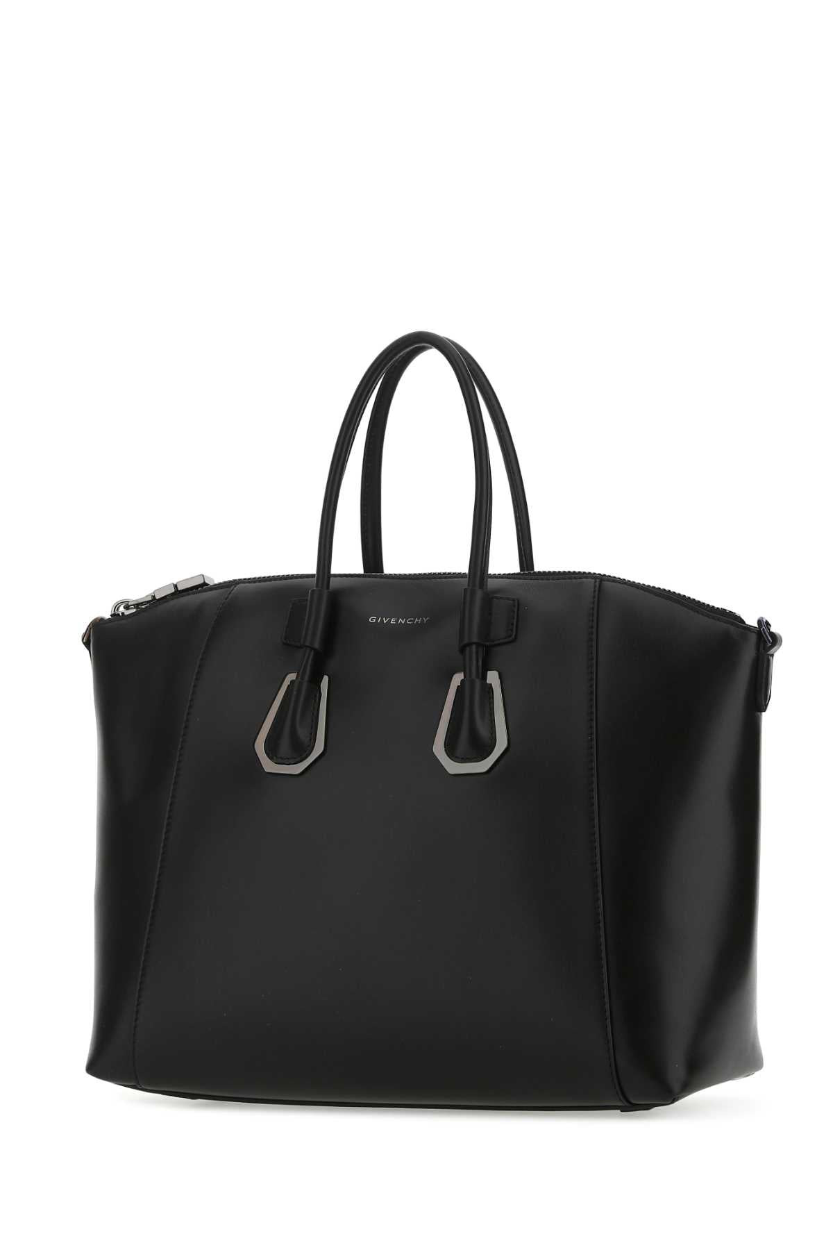 Givenchy Women Black Leather Small Antigona Sport Handbag - 2