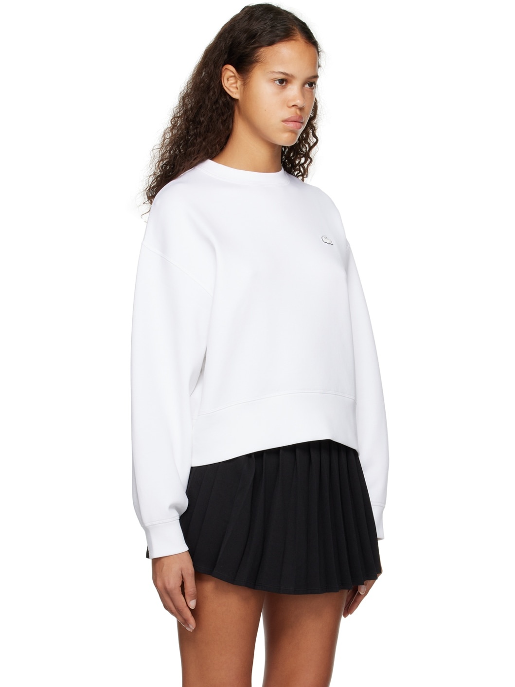 White Patch Sweatshirt - 2