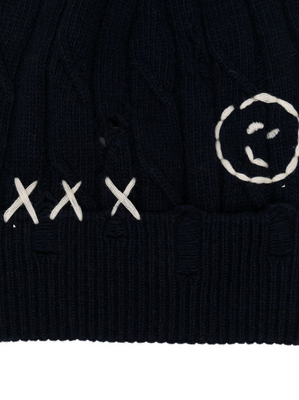 logo-patch beanie - 3