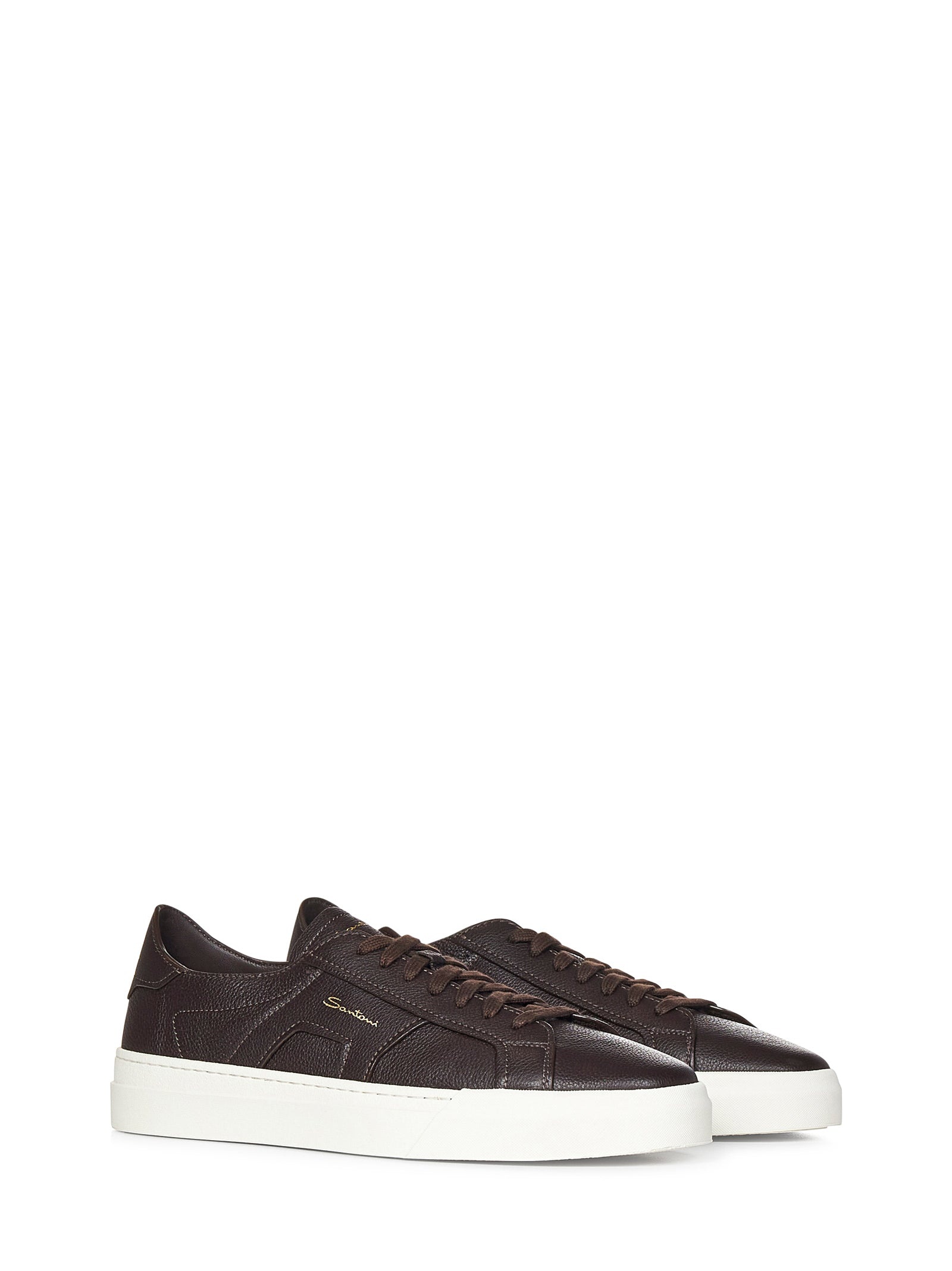 DOUBLE BUCKLE SANTONI SNEAKERS - 2