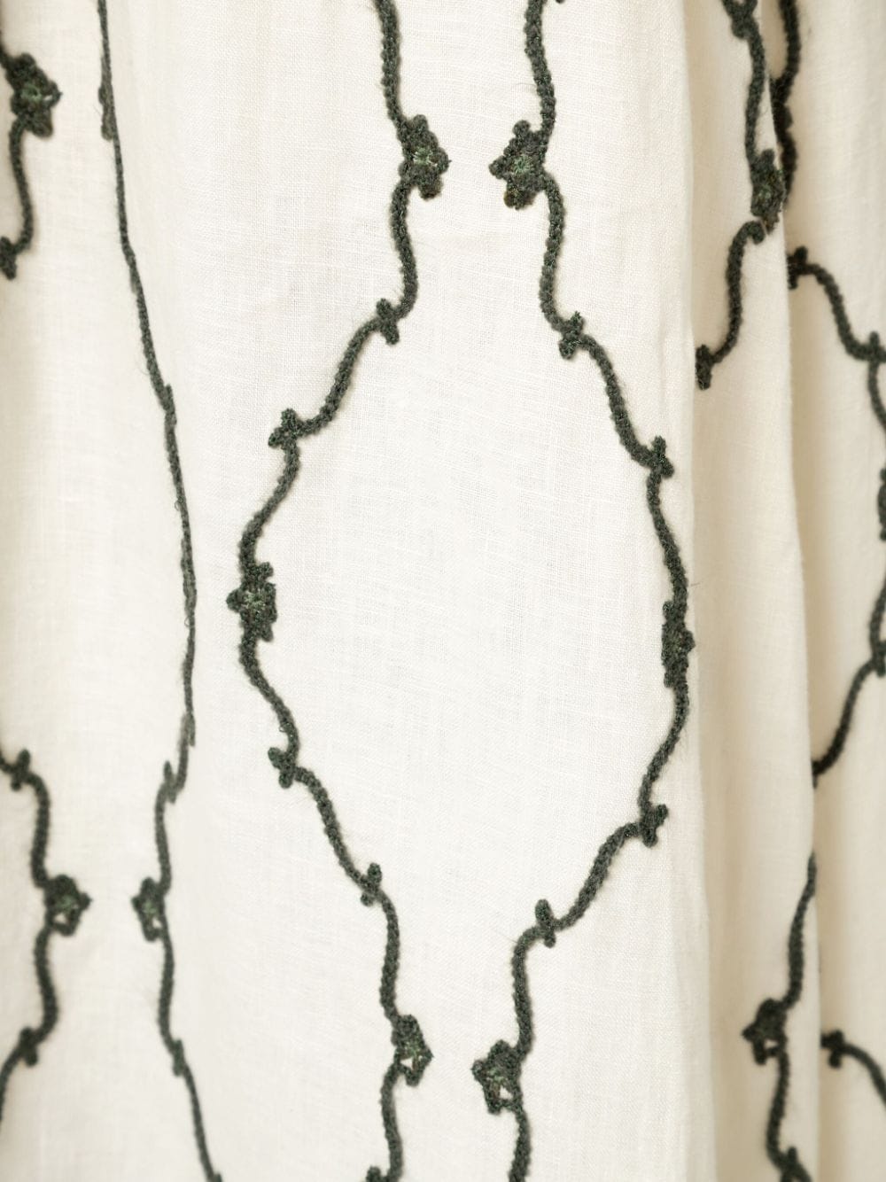 Marea Calado embroidered-design palazzo trousers - 5