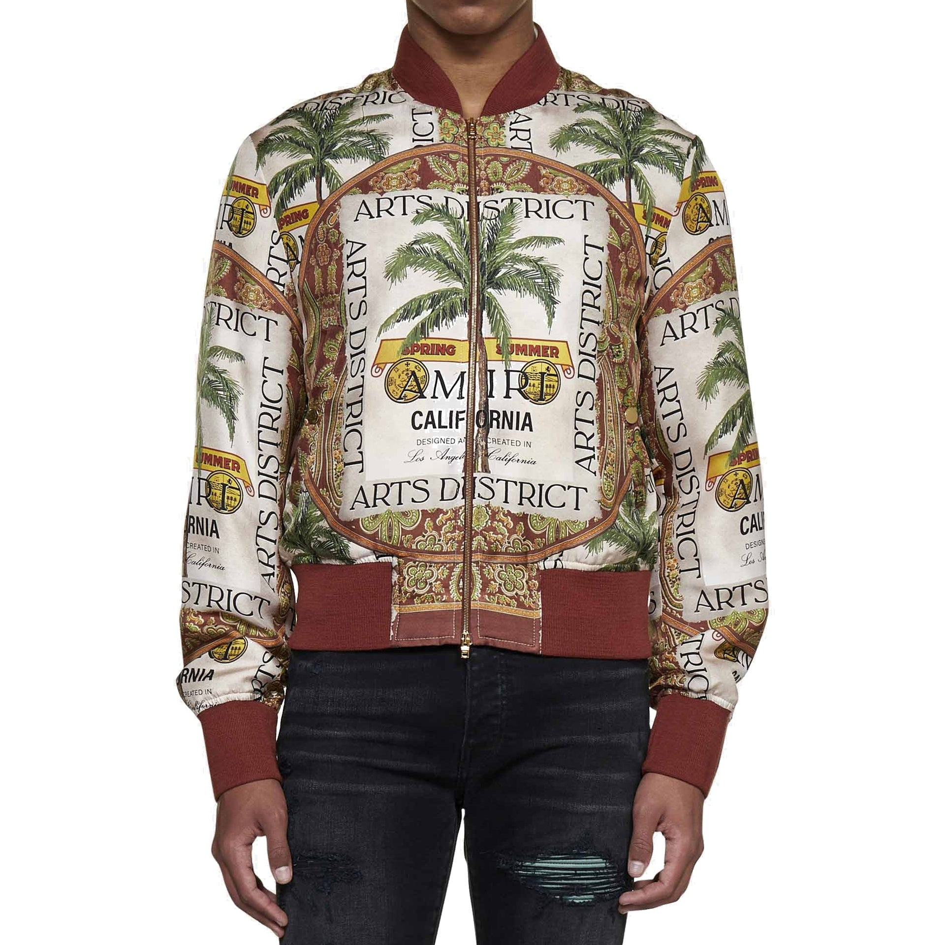 Amiri Printed Silk Jacket Men - 2