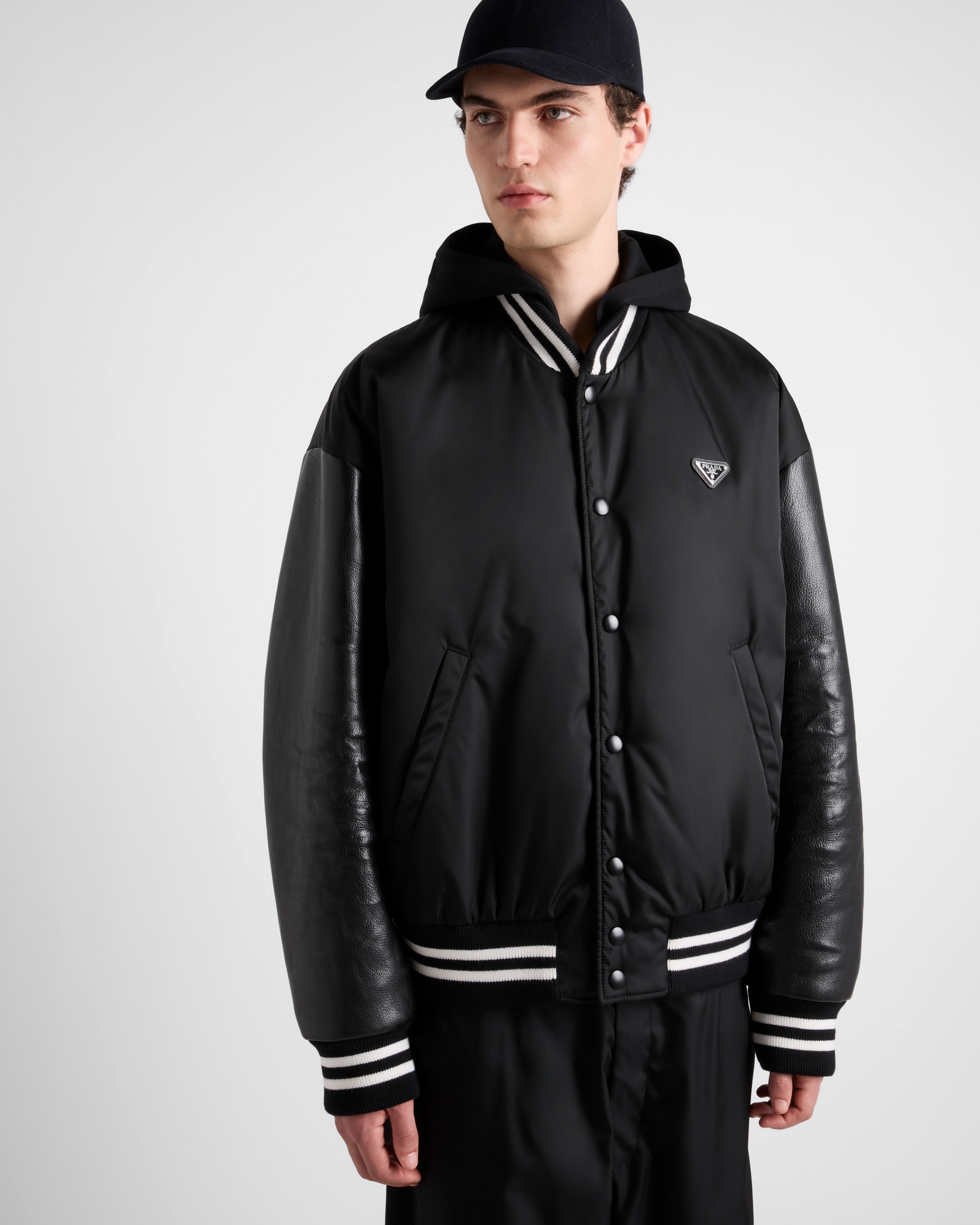 Oversized Re-Nylon bomber jacket - 3