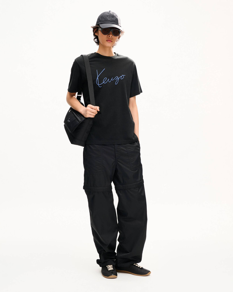KENZO 'KENZO Signature' embroidered T-shirt in cotton outlook
