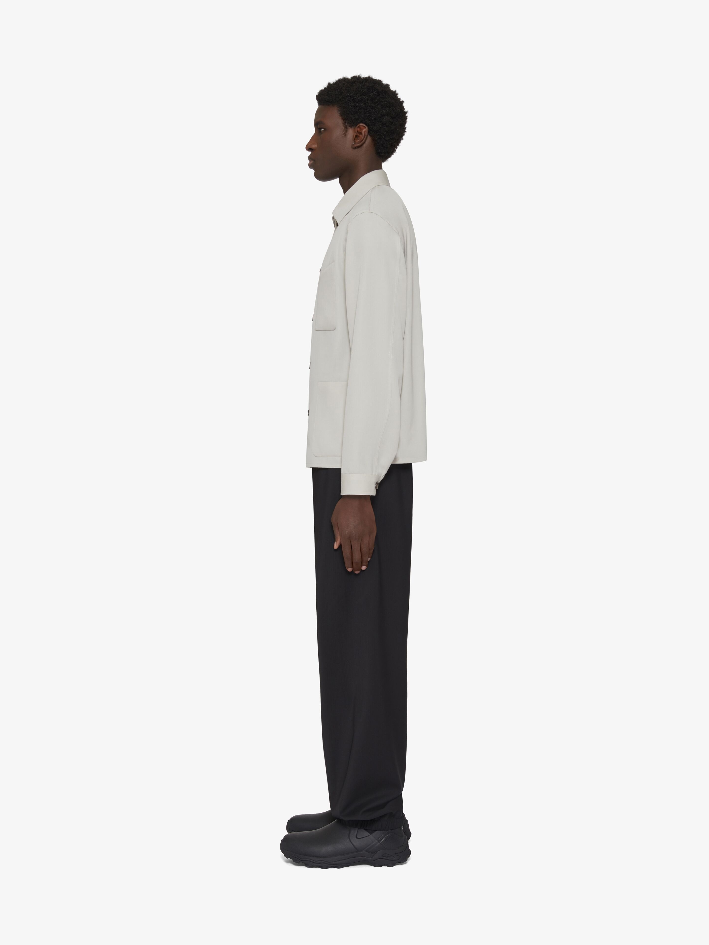 OVERSHIRT IN DOUBLE FACE WOOL - 3