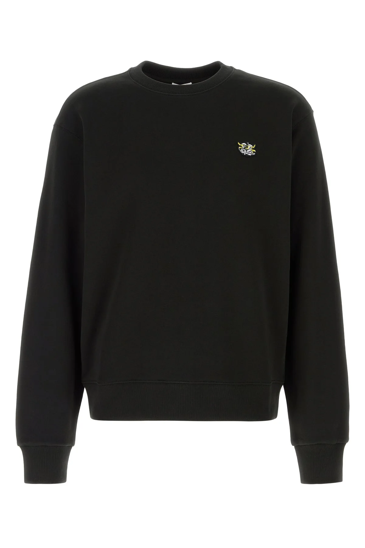 Black cotton sweatshirt - 1