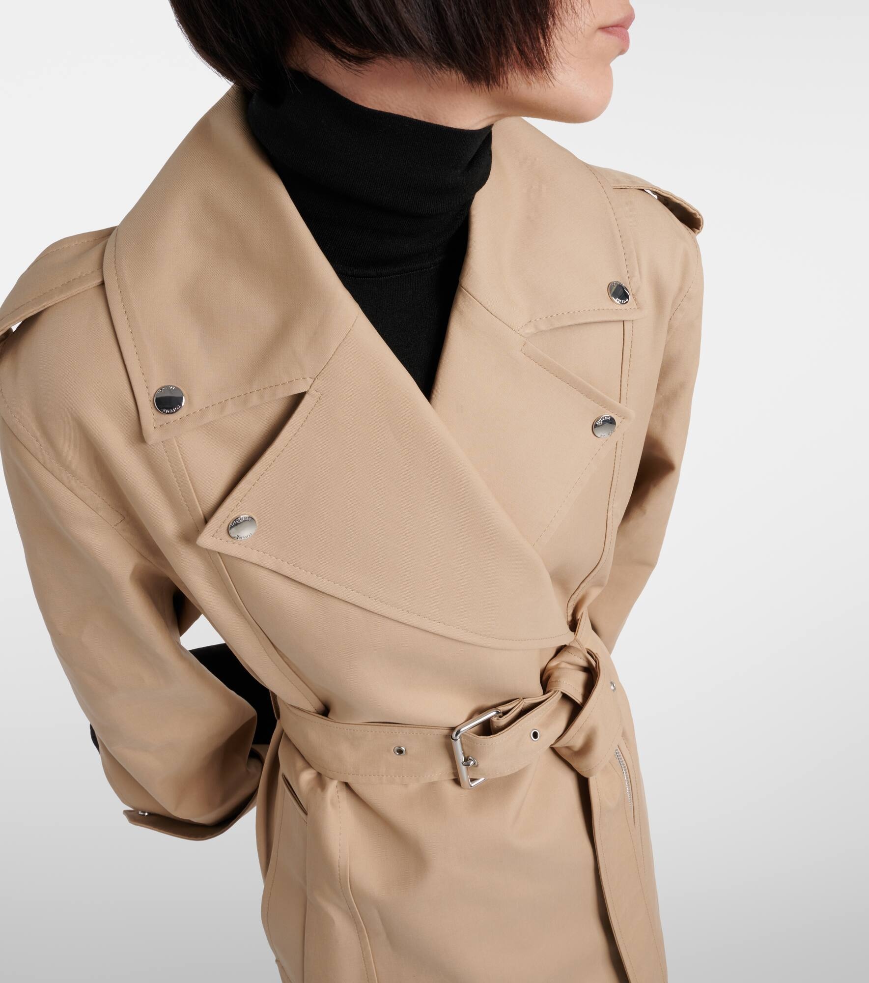 Cotton trench coat - 6