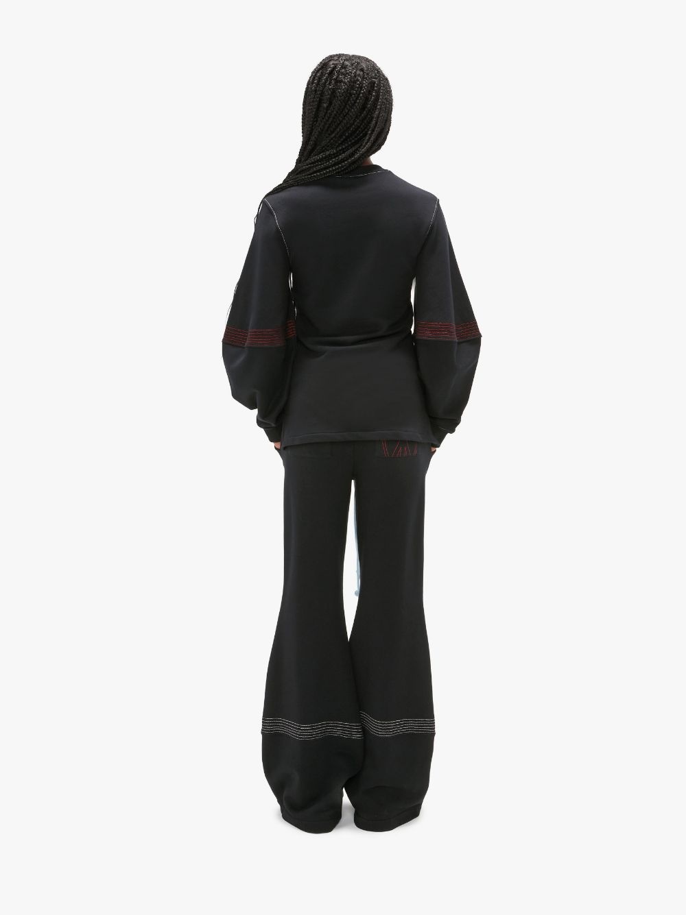 FLARED TRACK PANTS - 4