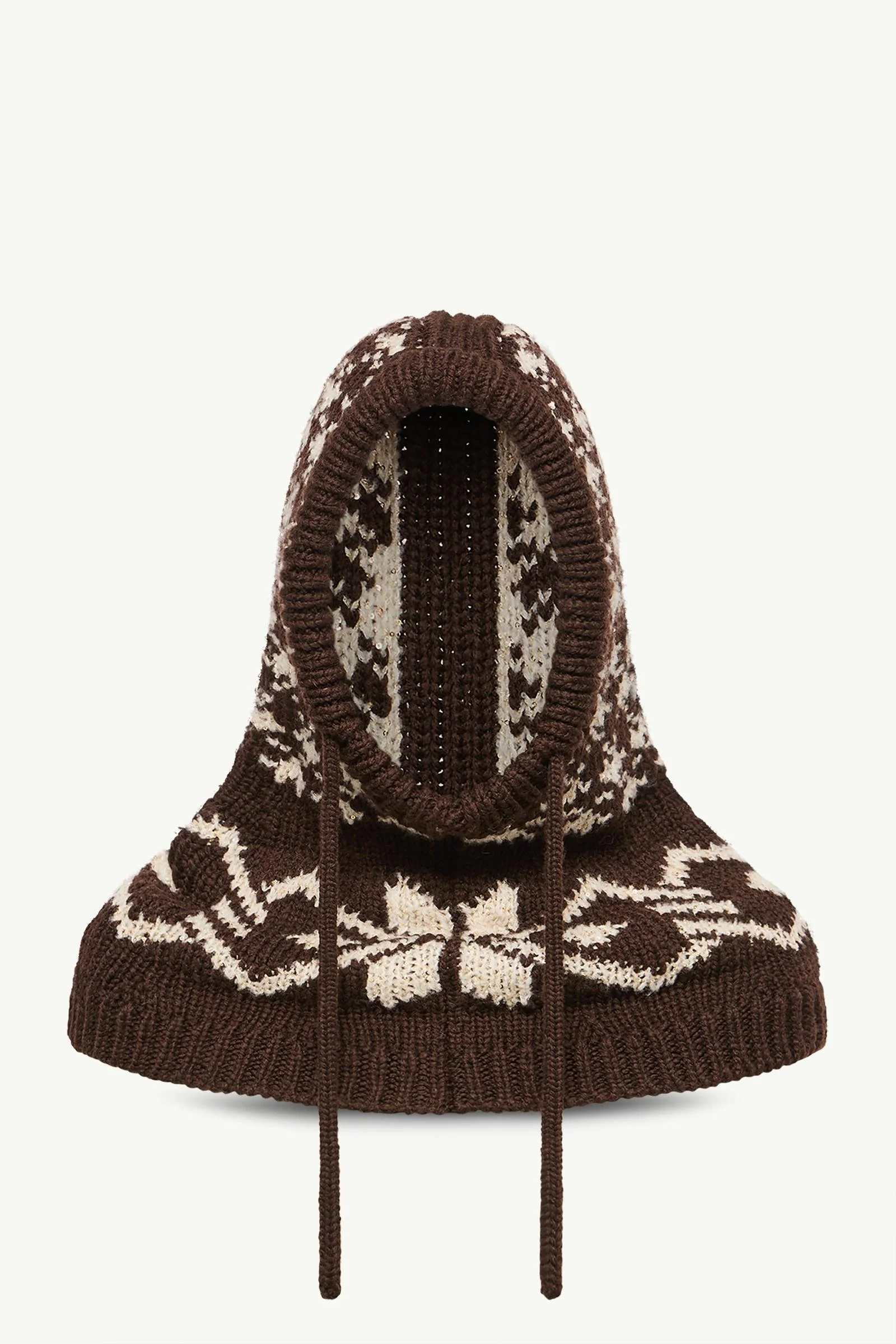 Jacquard Sequin Balaclava - 1