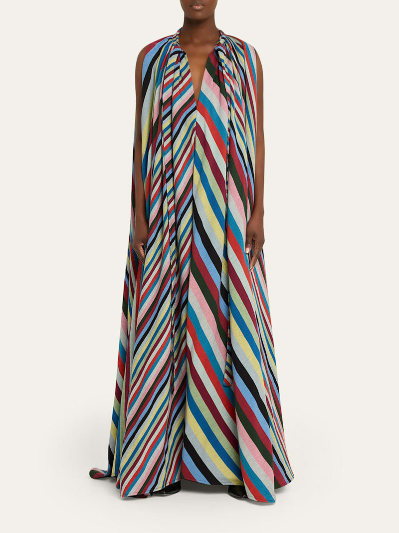 MARRAKSHI LIFE The Touareg Stripe Dress outlook