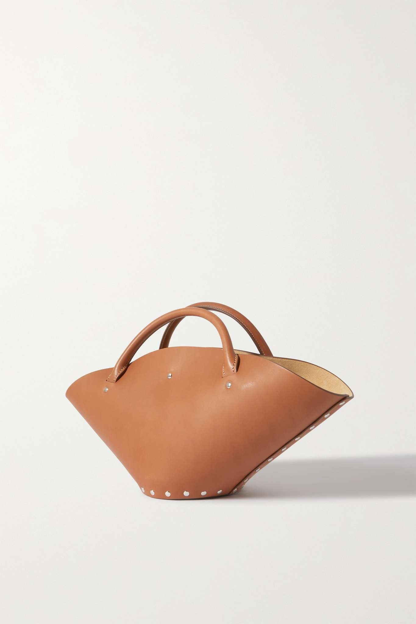 Sombrero studded leather tote - 3