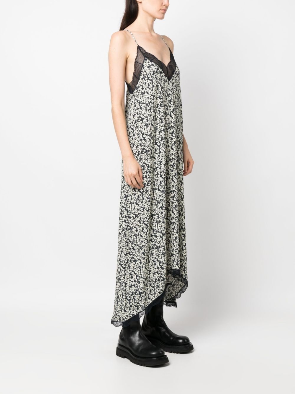 Risty floral-print midi dress - 3