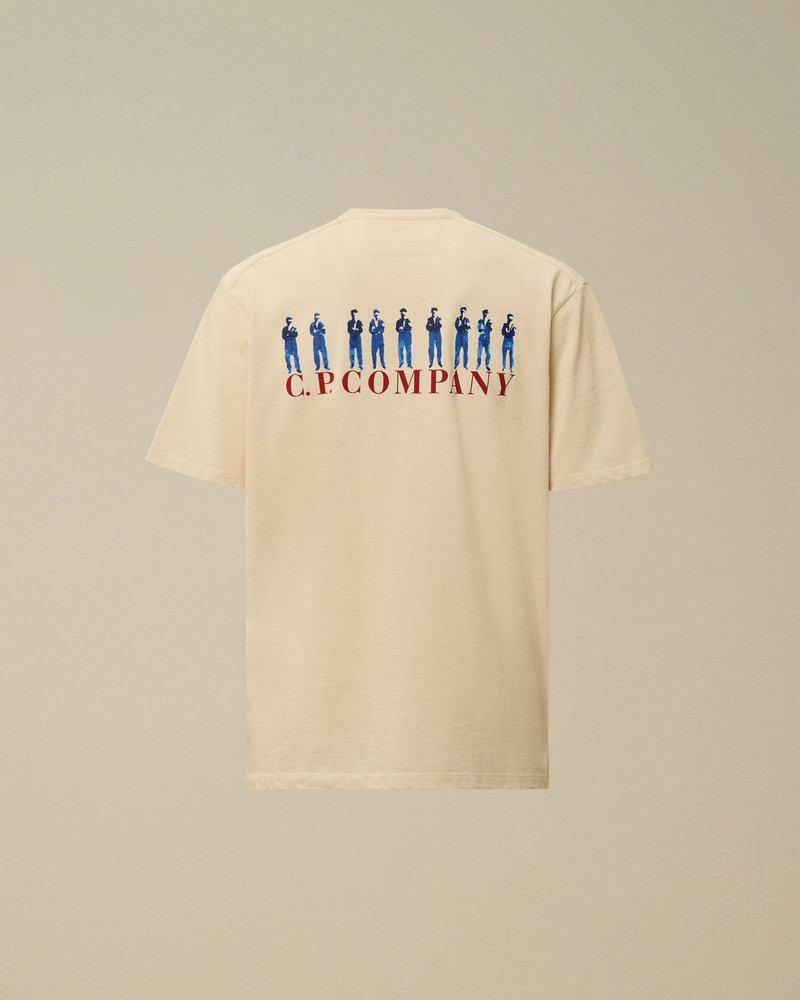 C.P. Company Natural Jersey Short Sleeve T-Shirt outlook