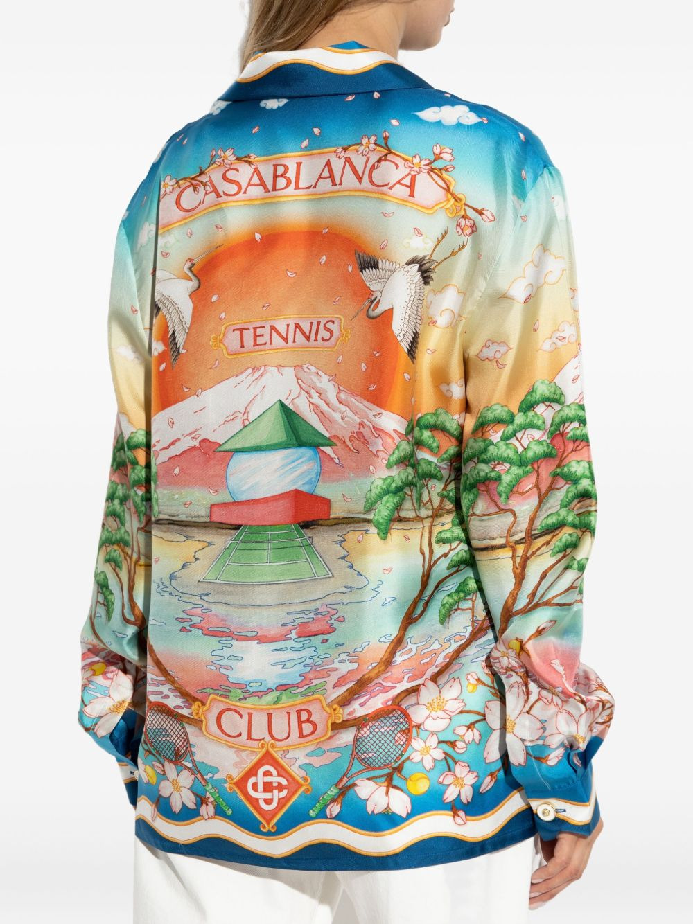 Tennis Club silk shirt - 4