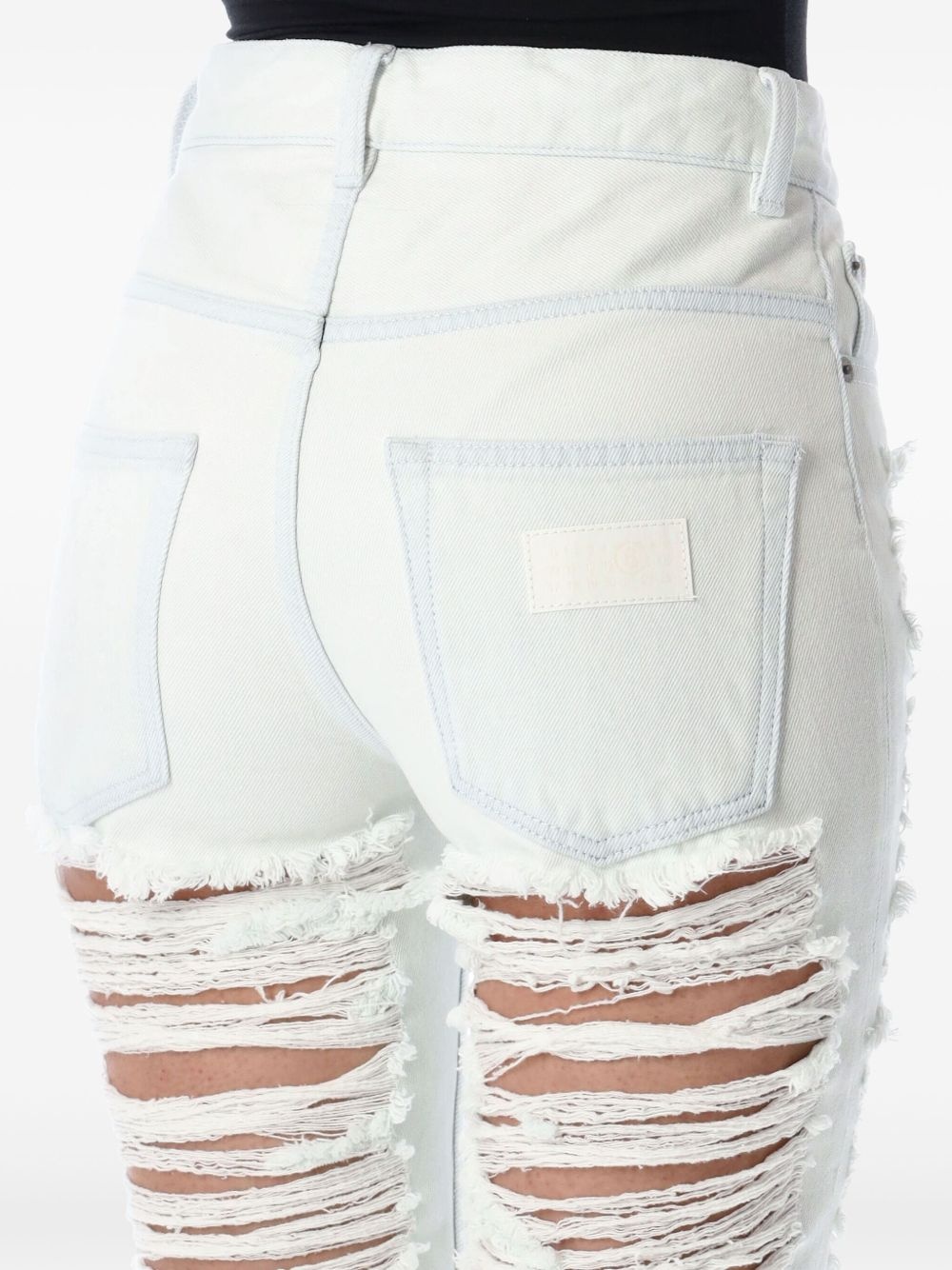 distressed skinny jeans - 3