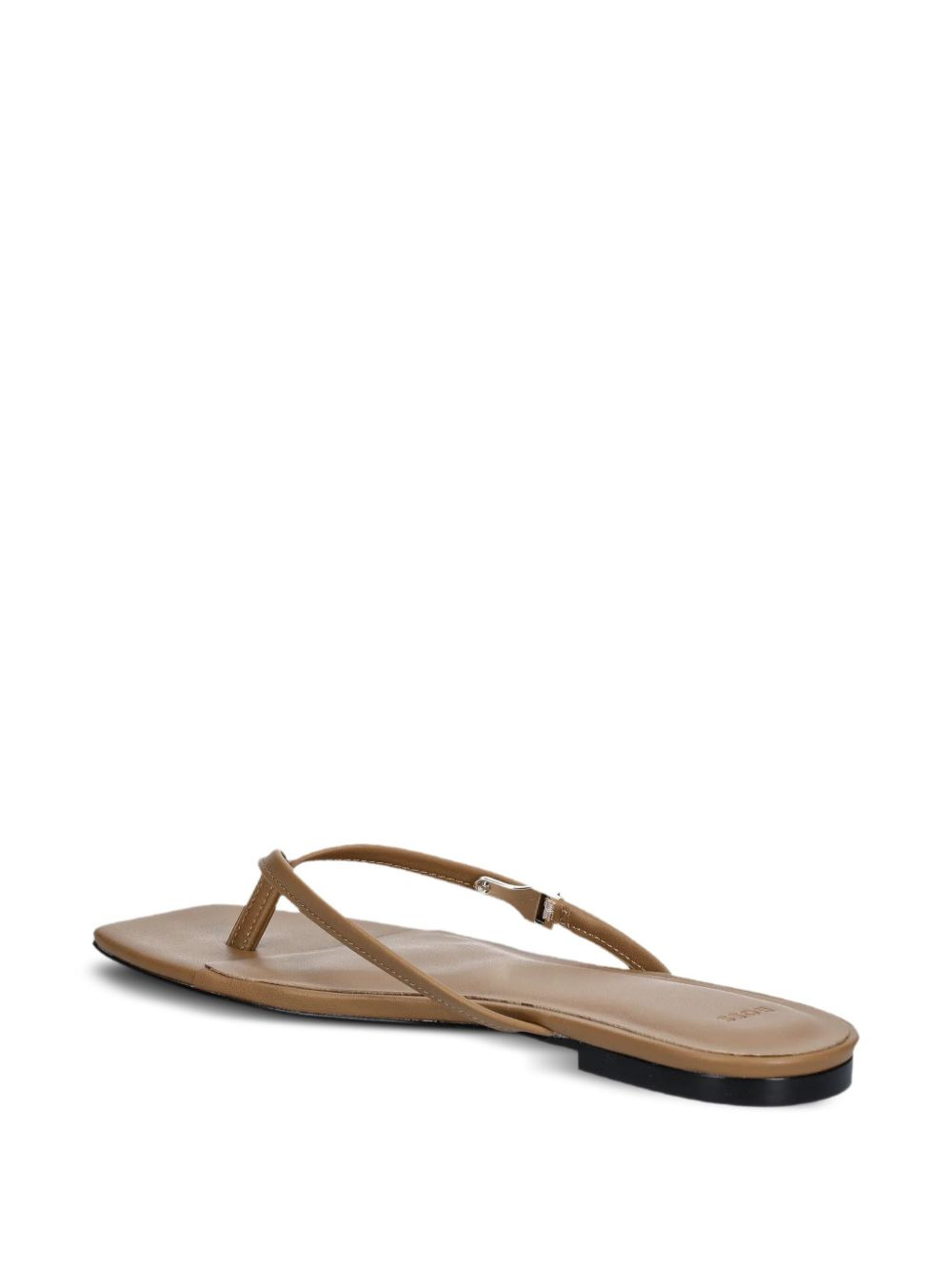 buckle-detail square-toe sandals - 3