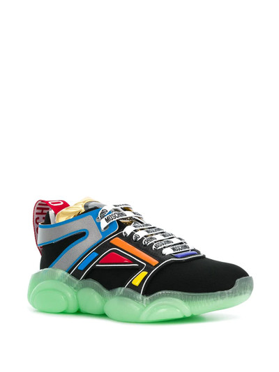 Moschino panelled low-top sneakers outlook