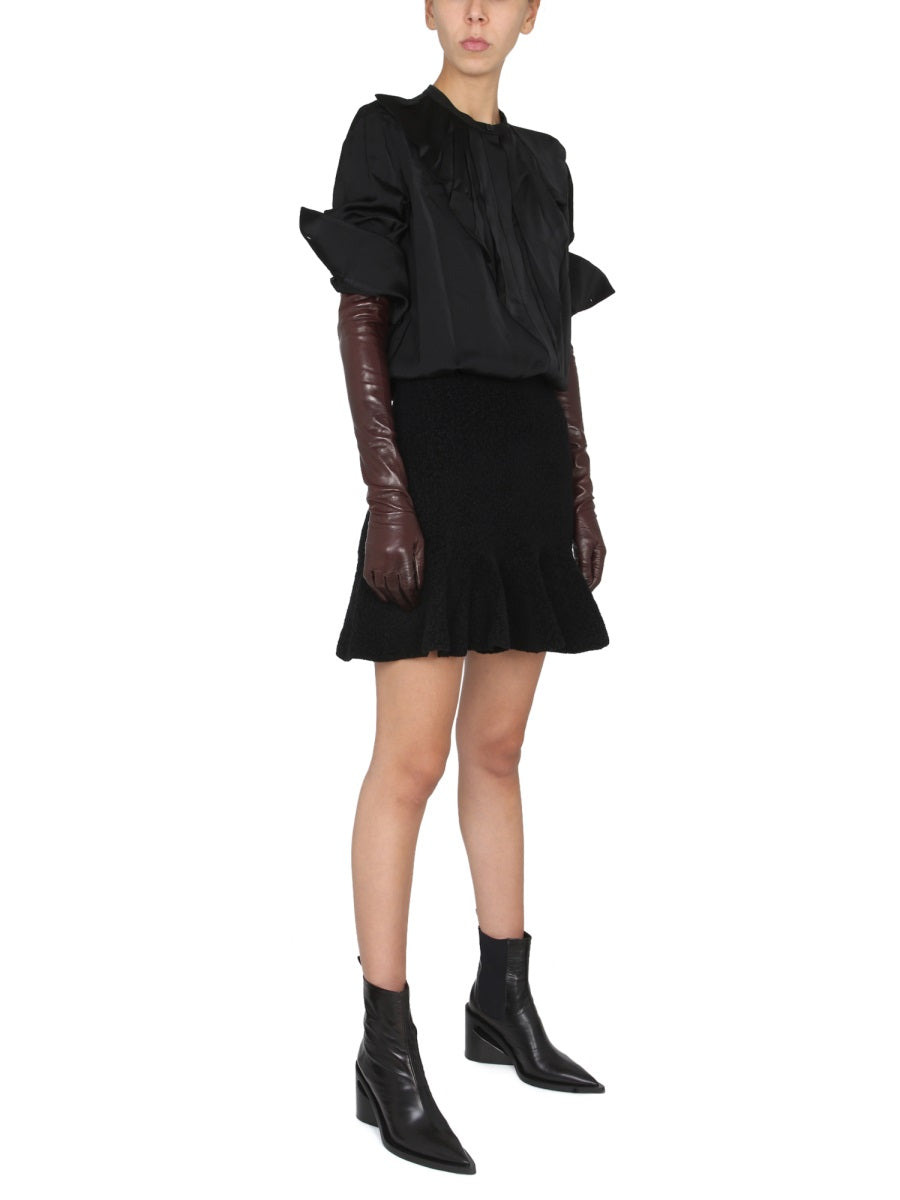 Jil Sander Women Shirt With Ruffles - 2