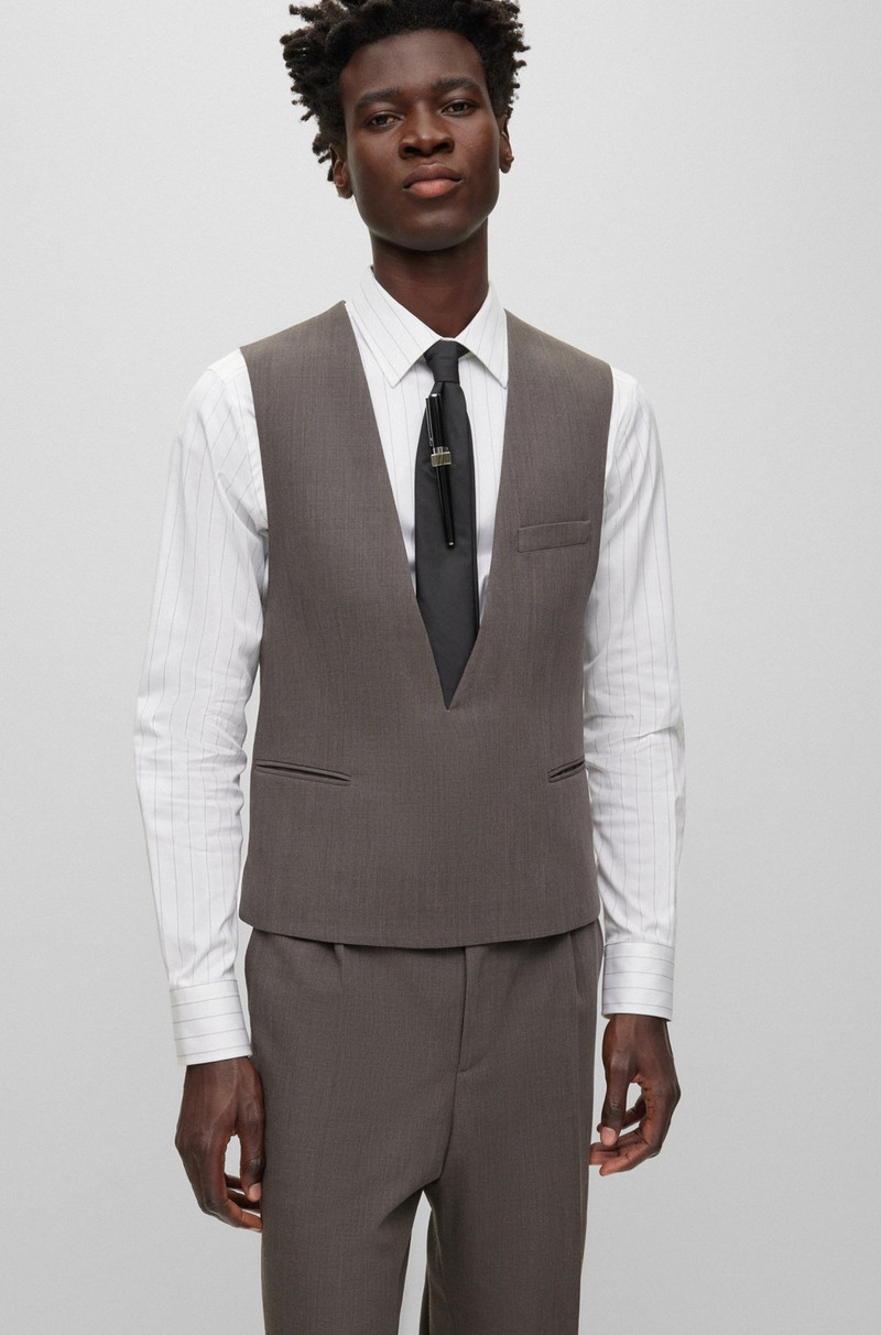 RELAXED-FIT THREE-PIECE SUIT IN VIRGIN WOOL 2