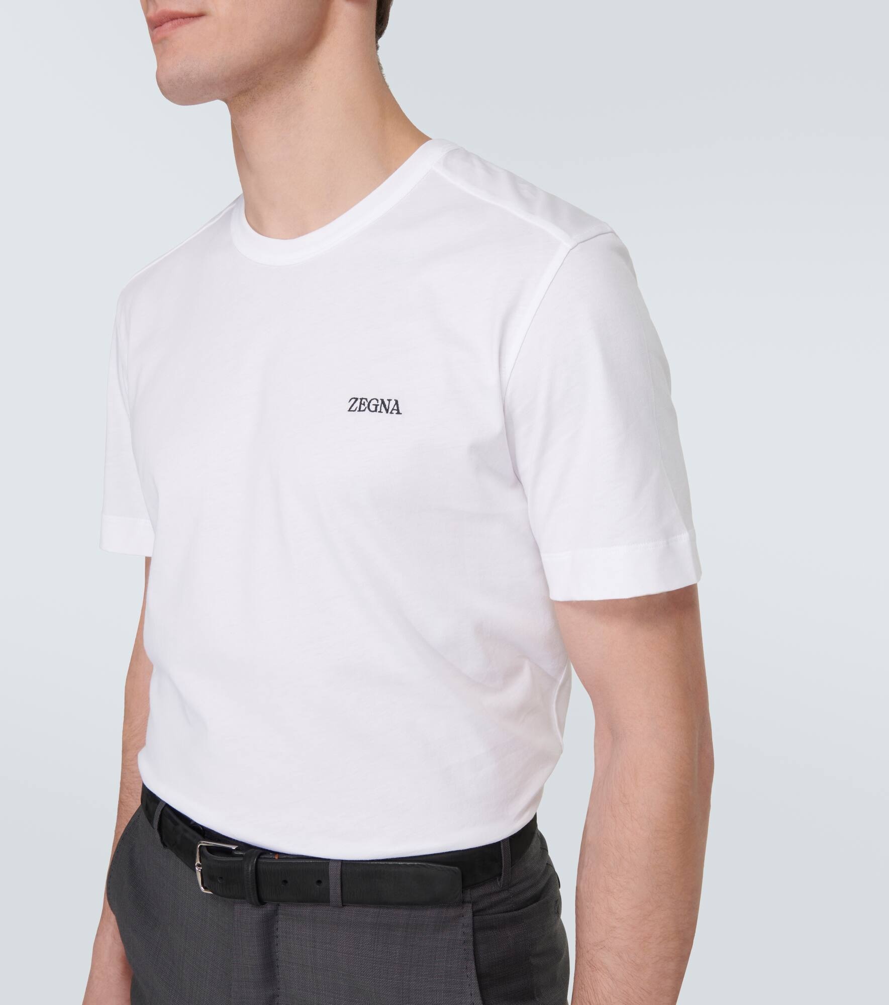 Logo cotton jersey T-shirt - 5
