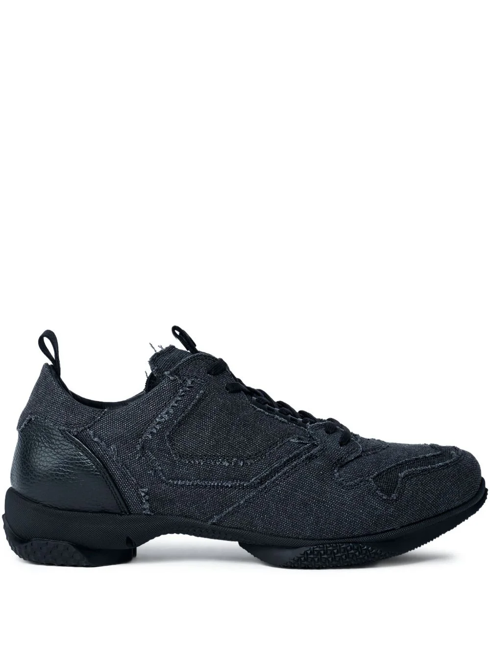 panelled pull-tab sneakers - 1