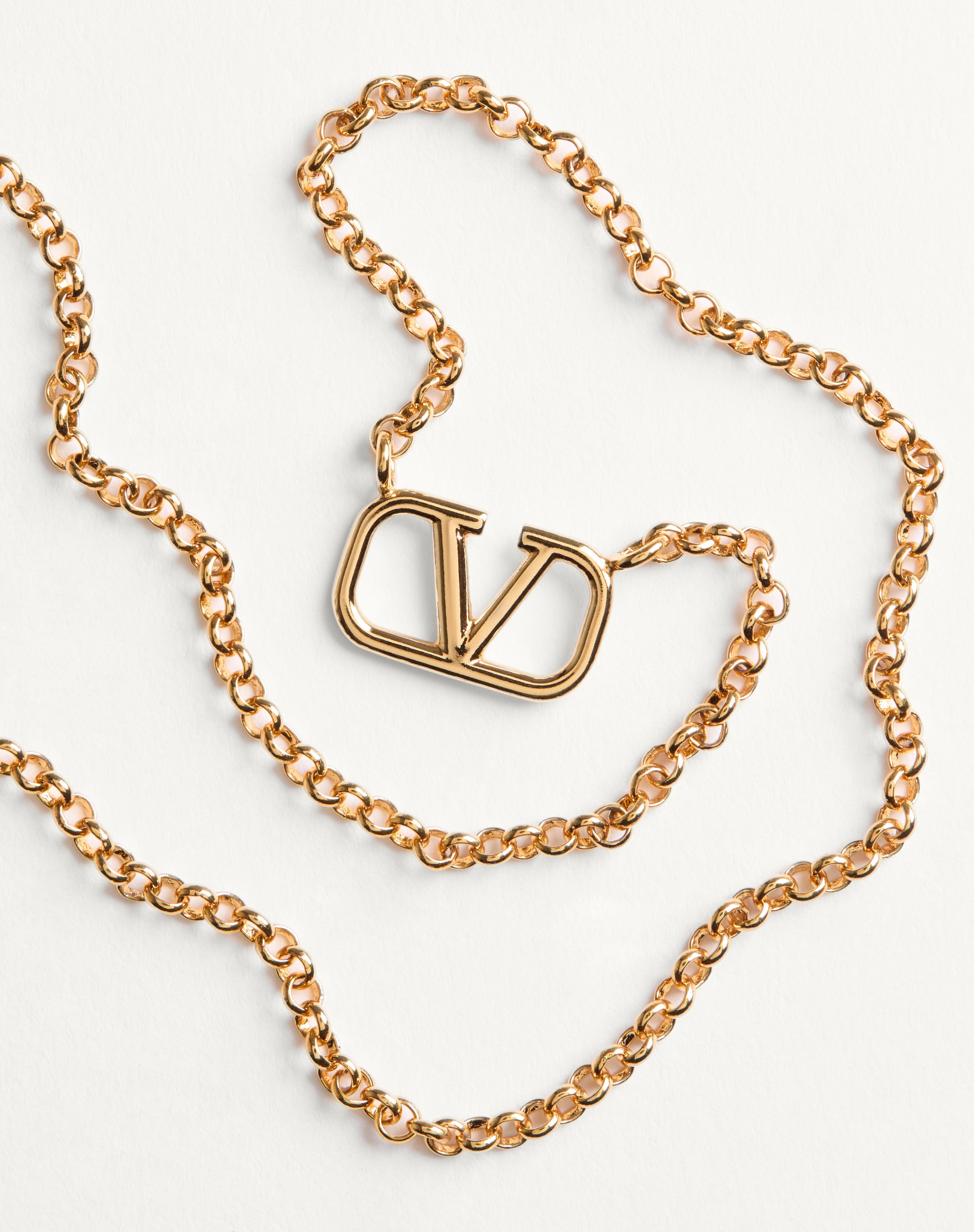 VLOGO SIGNATURE METAL NECKLACE - 3